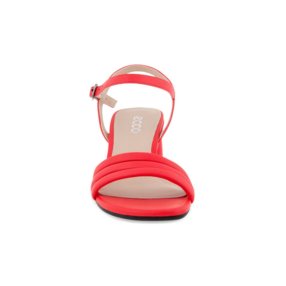 Sandalias Mujer - ECCO Elevate 65 Block - Rojos - JXV758421